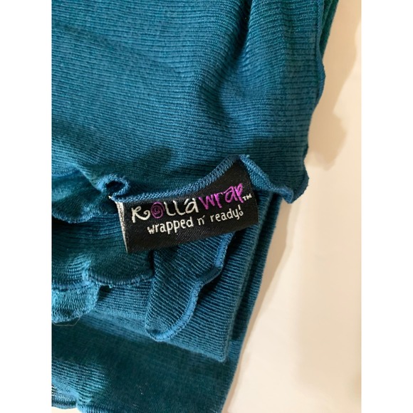 Rollawrap Scarf and Tote Bag Set (Teal/Silver) - Picture 3 of 8